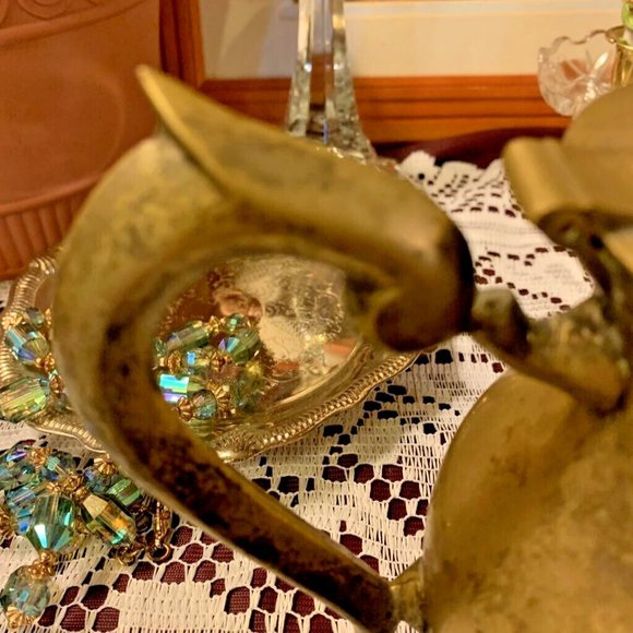 Accents Witch Ornate Brass Teapot Cauldron Altar Herbs Magic Spells